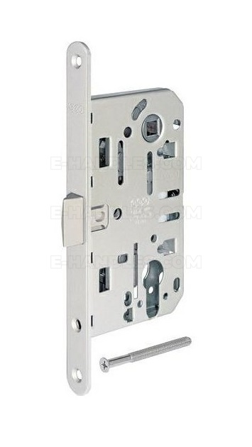 Zamek AGB Mediana EVOLUTION drzwiowy na wkładkę 85/50 chrom satynowy F18 B011035041, symbol B011035041